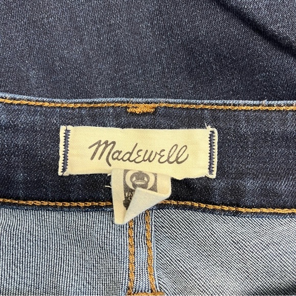 Madewell Curvy High Rise Skinny Jeans Women’s Size 28 Blue Dark Wash High Waist - Picture 6 of 10